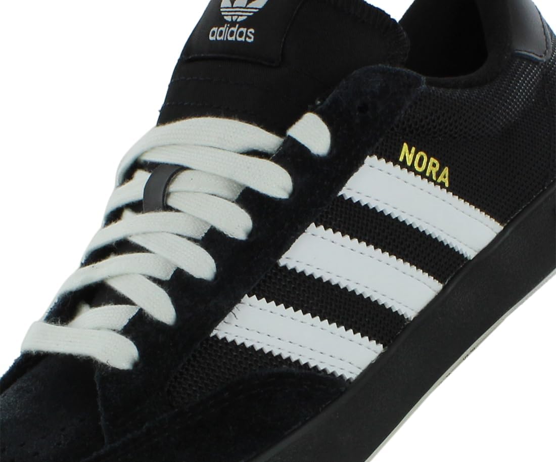 Кроссовки Adidas Унисекс для взрослых Nora, белый/черный/золотой — фото 2
