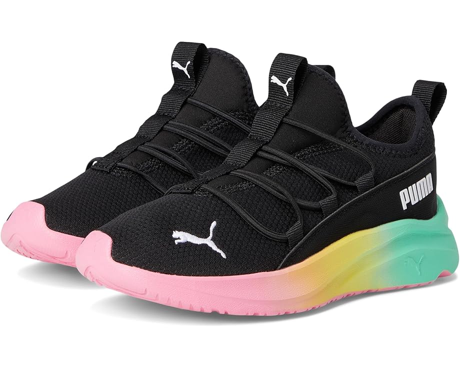 

Кроссовки PUMA Kids One4All Fade, цвет PUMA Black/Fast Pink/Mint