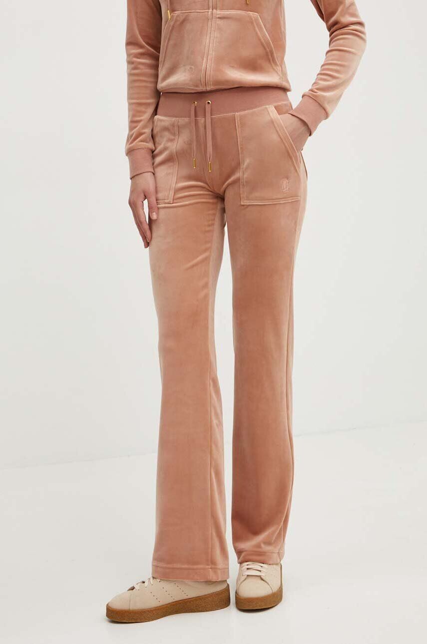 

Бархатные спортивные брюки Juicy Couture DEL RAY GOLD, бежевый