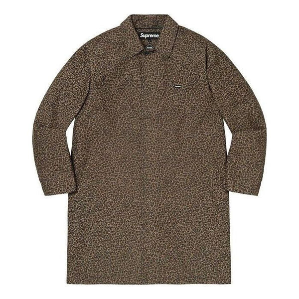 

Куртка gore tex overcoat 'flower print' Supreme, коричневый