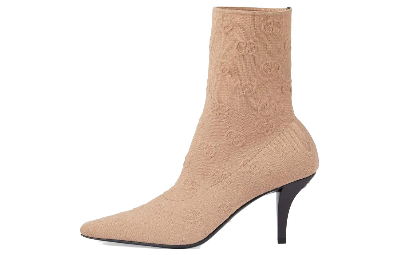 Ботильоны женские светло-коричневые Gucci