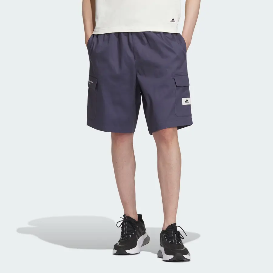 Спортивные шорты adidas Sportswear Cargo Shorts 'Teal' — фото 2