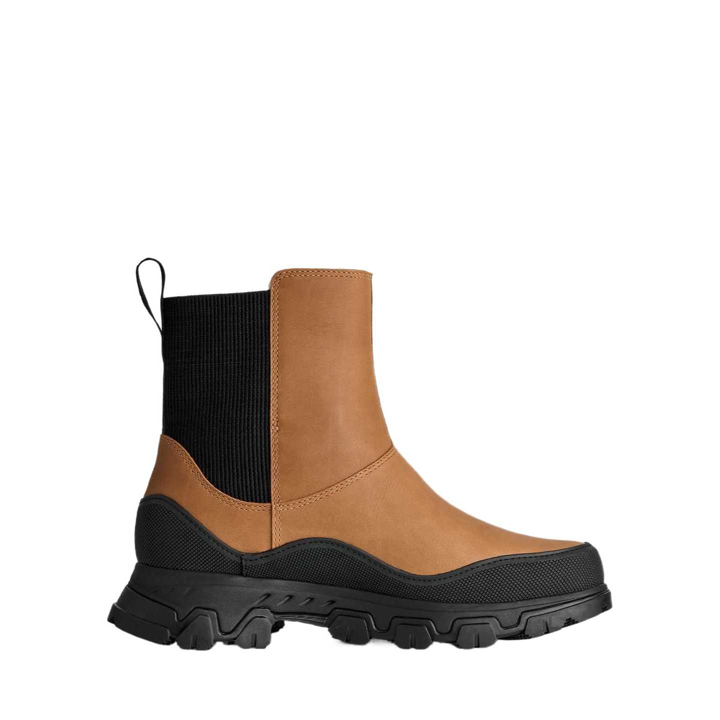 UGG Короткие женские челси ботинки коричневые, цвет Brown — фото 2