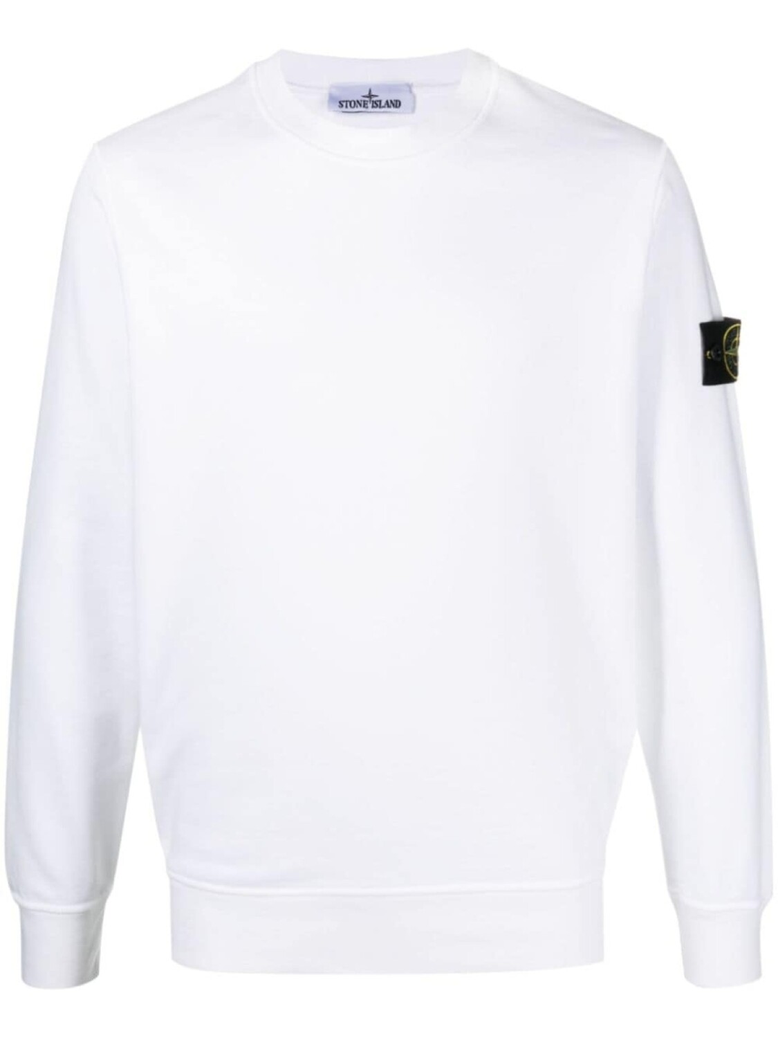 

Stone Island толстовка с аппликацией Compass, белый