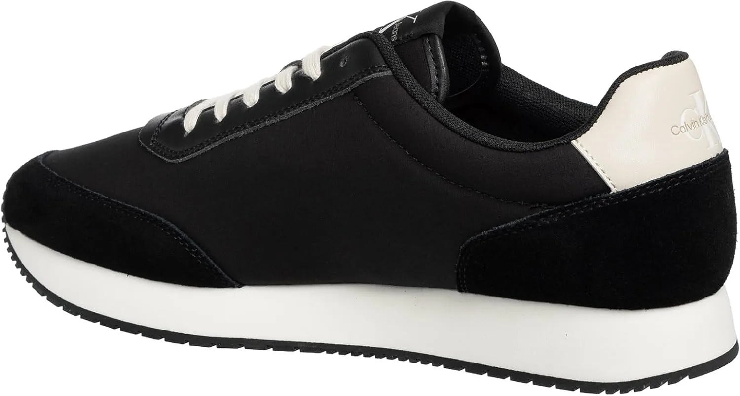 Мужские кроссовки Calvin Klein Retro Runner Low Mix Mtl Ym0ym01032, белый/черный — фото 4