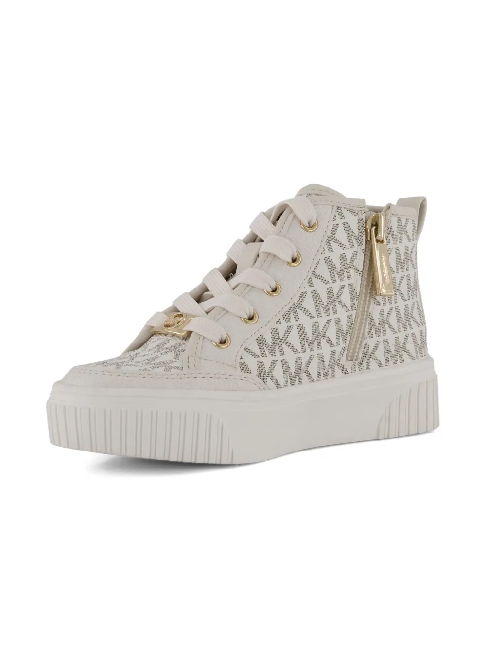 

Кроссовки с монограммным узором Michael Kors Kids, нейтральный