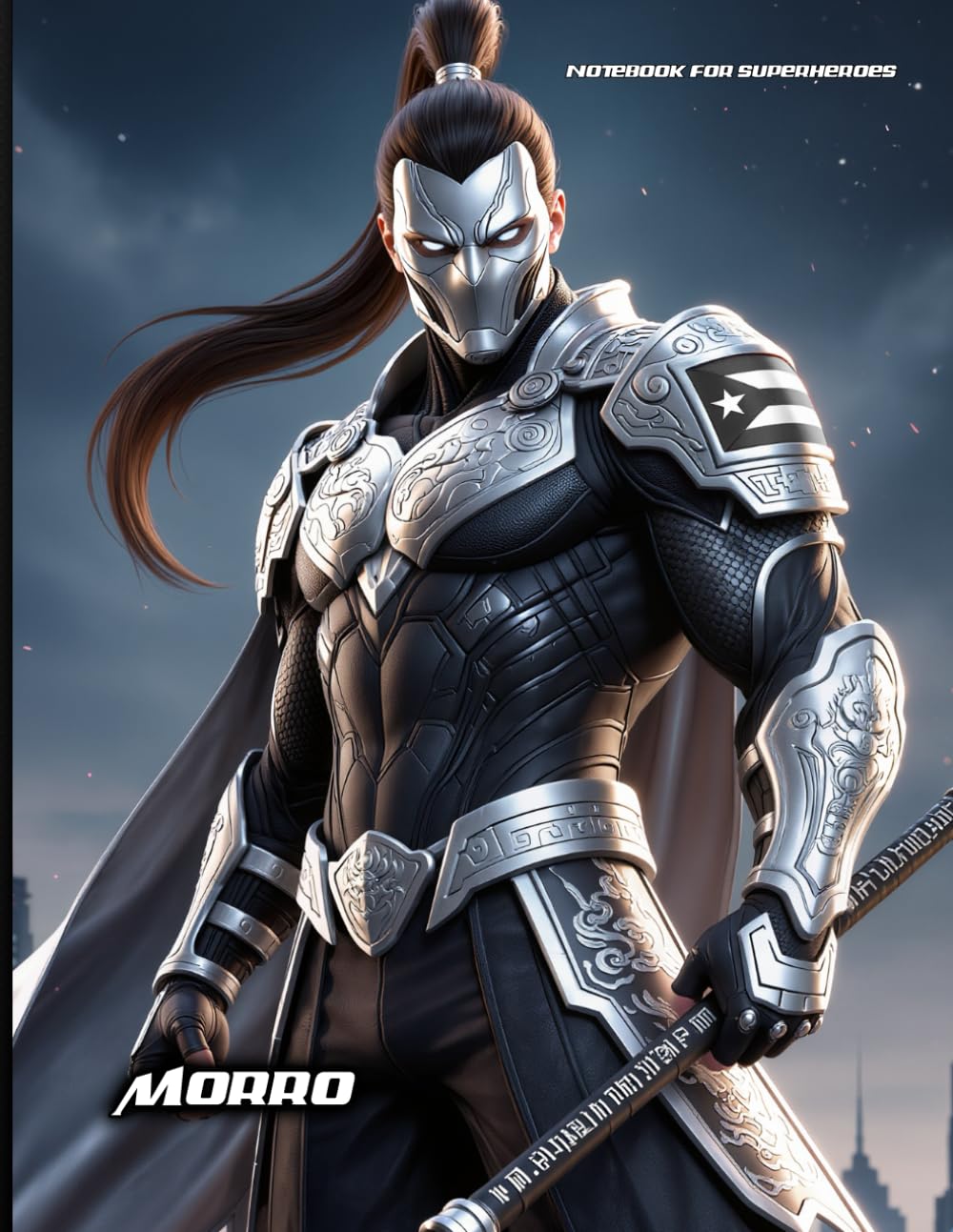 

Superhero Notebook - Code name: Morro: Notebook for Kids and Teenagers. Perfect for School, Homeschooling and Everyday Learning. 200 PAGES! (Independently published)