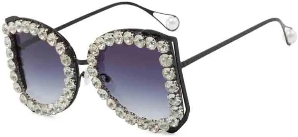 

Солнцезащитные очки с защитой UV400 | Большая оправа, цветные линзы | Для женщин и мужчин | Для занятий спортом на открытом воздухе и вождения DSVIGF, Black Gradient Gray