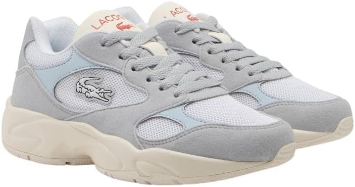 Кроссовки Lacoste для детей и подростков, унисекс, модель Storm, Pimento/Mother of Pearl