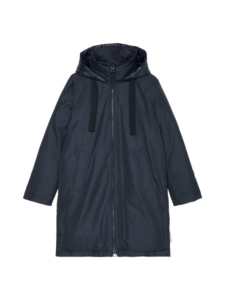 

Пуховик Marc O'Polo Daunenparka mit Kapuze regular, цвет deep night blue
