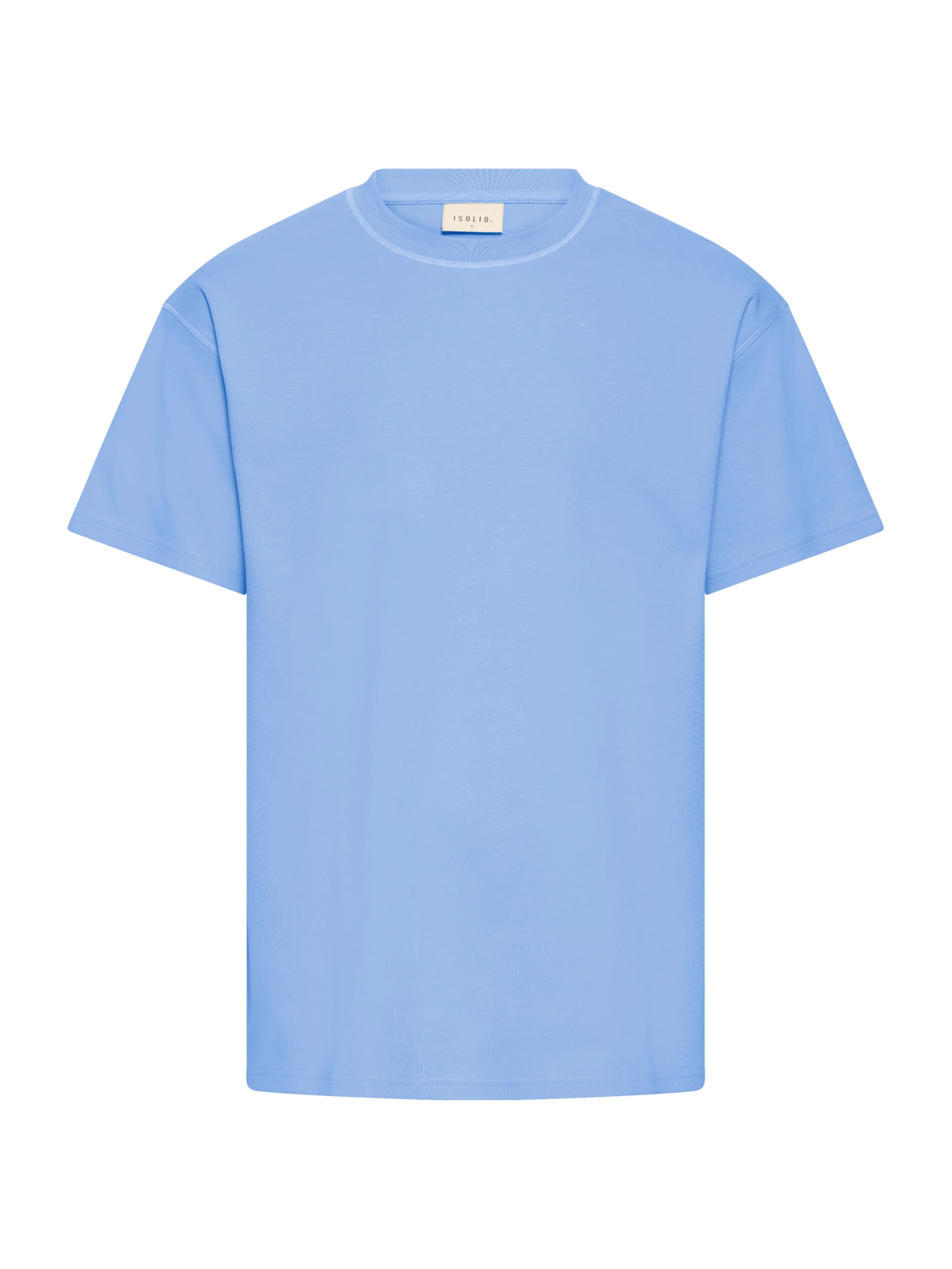 

!Solid Футболка 'Danton' в пастельно-голубом цвете