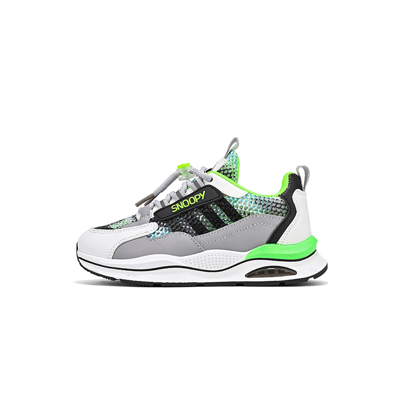 

Детская повседневная обувь для начальной школы SNOOPY, серый/зеленый