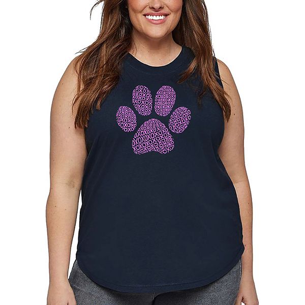 

Женская футболка поло plus size с принтом xoxo dog paw La Pop Art, Navy, Синий, Женская футболка поло plus size с принтом xoxo dog paw La Pop Art, Navy