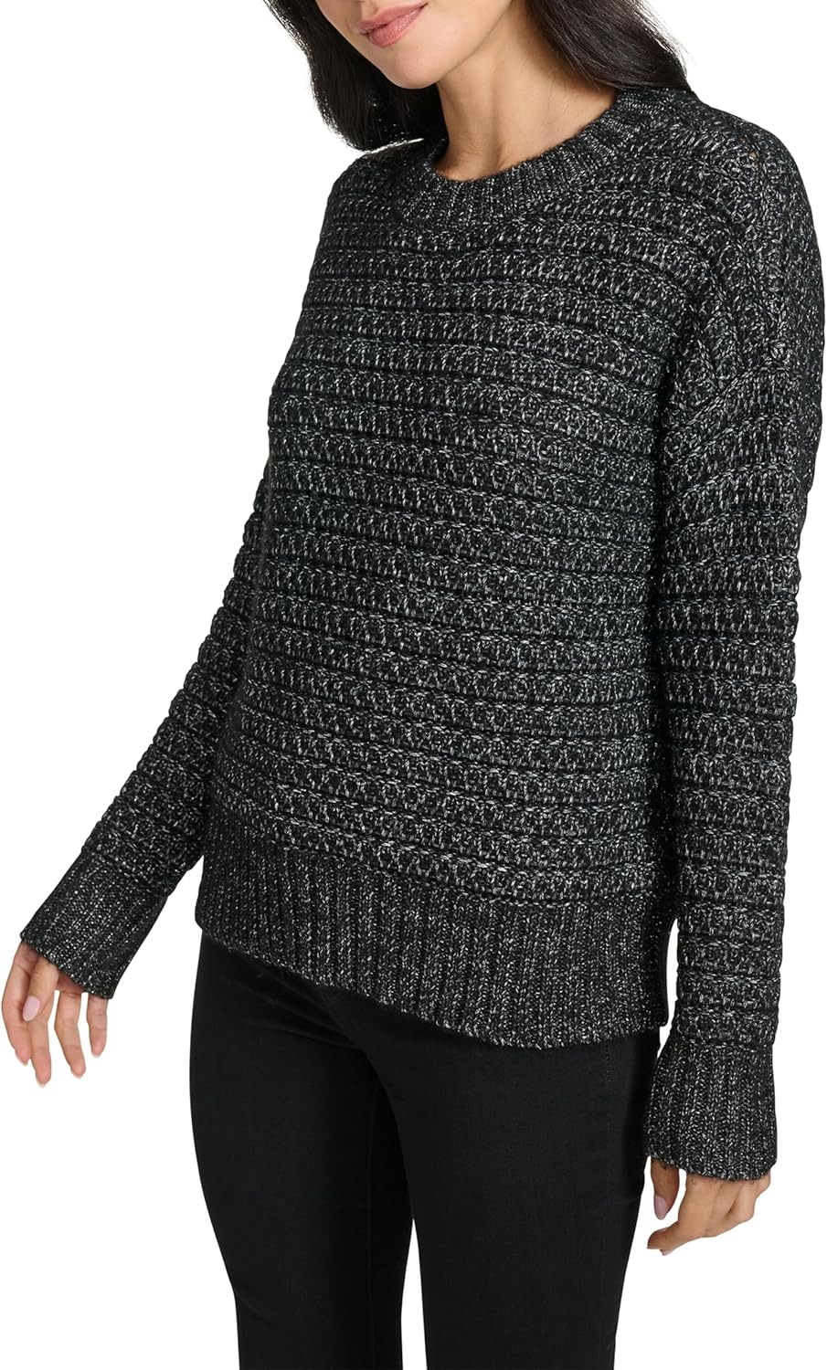 Женский свитер Calvin Klein, Blk/Slv Combo — фото 3