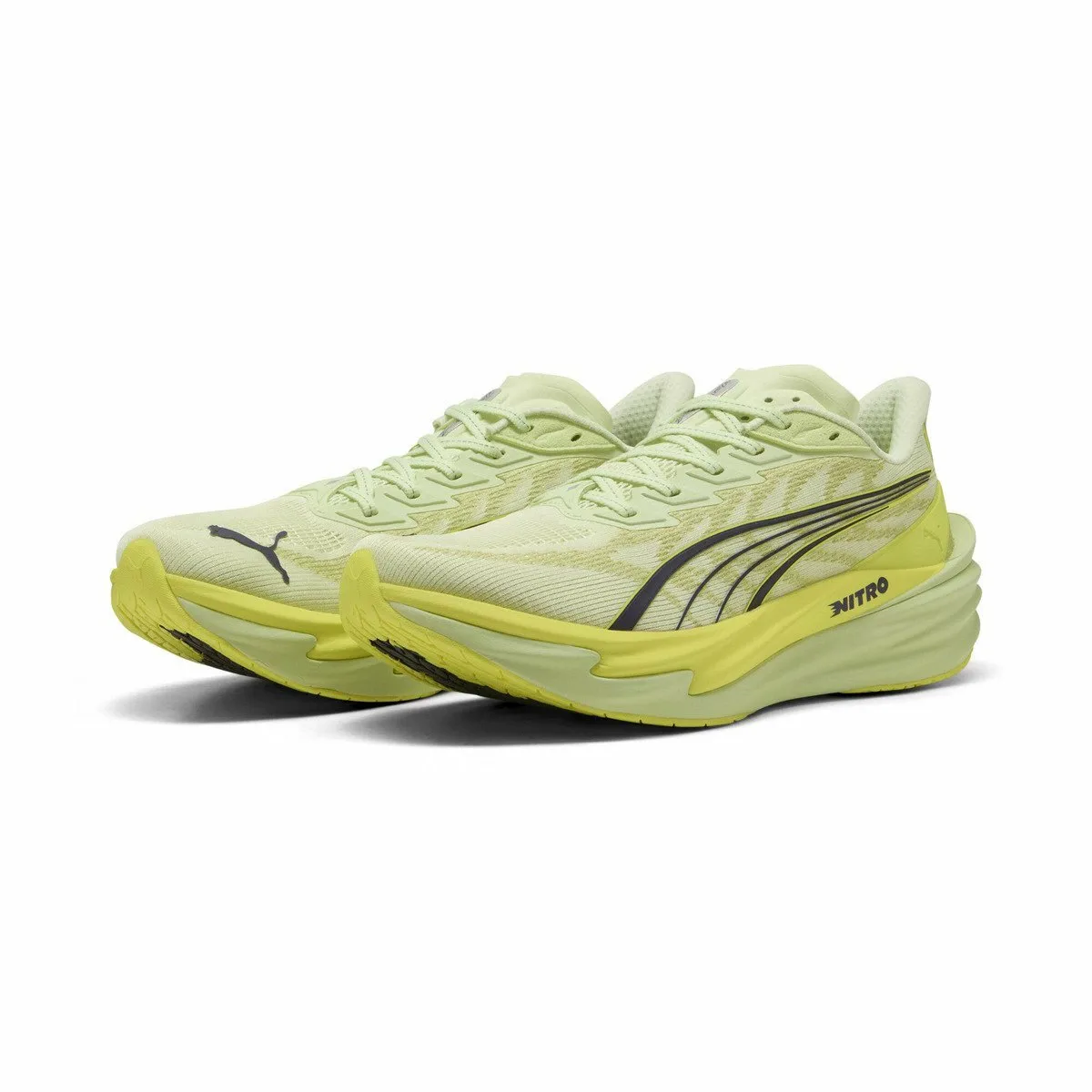 Мужские беговые кроссовки Deviate Nitro 4 PUMA, Apple Spritz-Lu — фото 2
