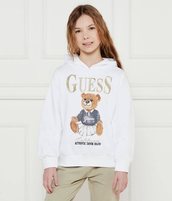

Толстовка Guess Loose Fit, белый