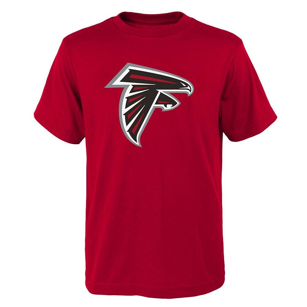 Молодежная красная футболка с логотипом Atlanta Falcons Primary Outerstuff, цвет Fal Red