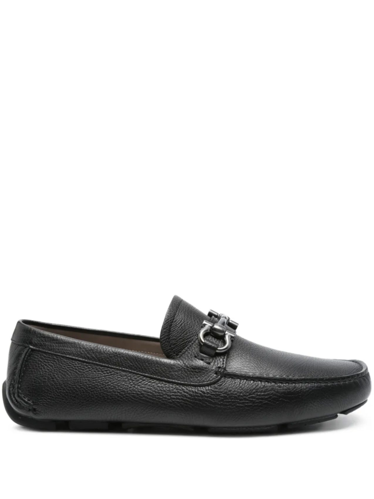 

Кожаные мокасины Gancini Ferragamo, черный