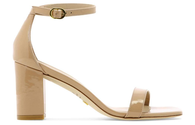 SW Nudistcurve 75 Сандалии на одной бретели Женские Светлый умбер Stuart Weitzman — фото 2