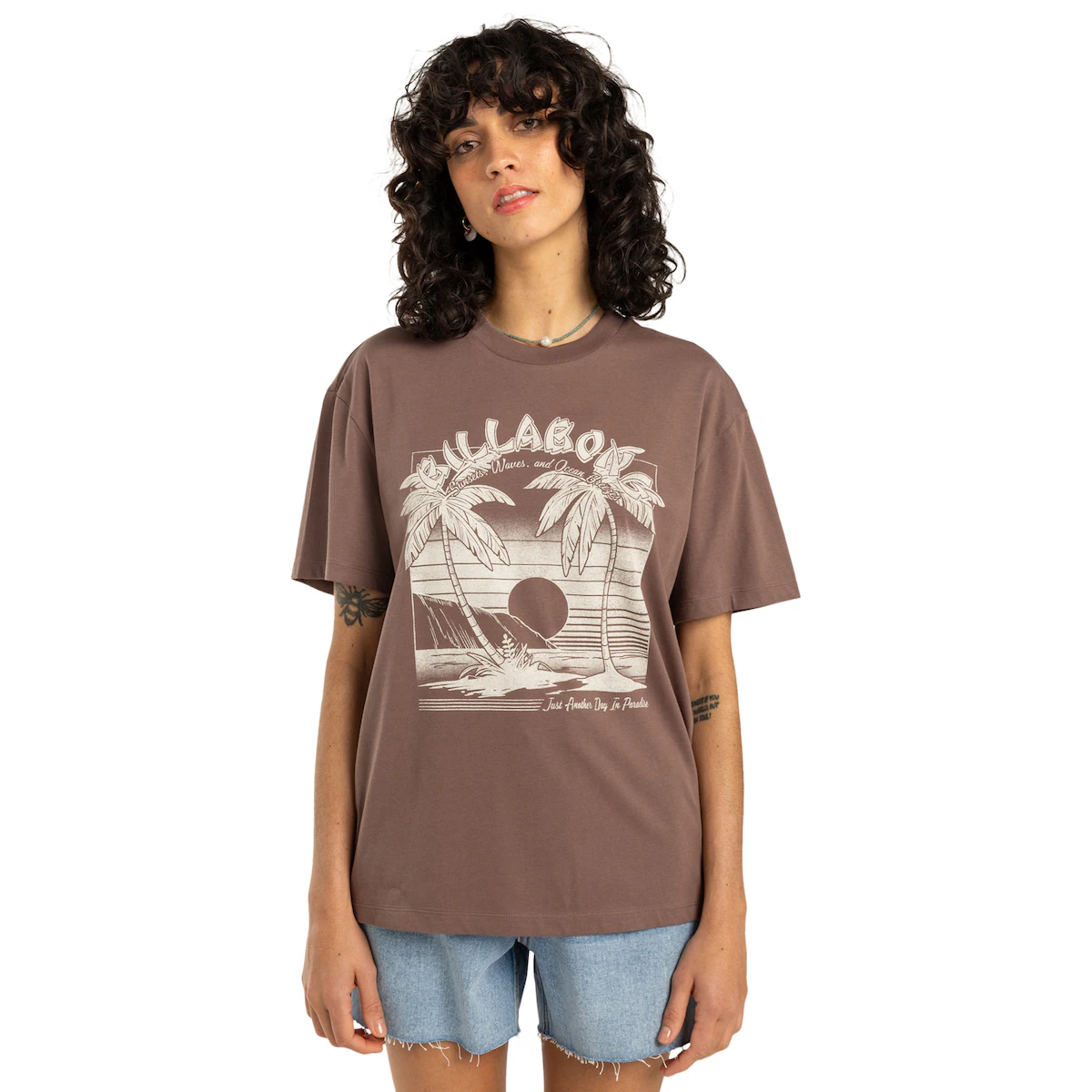 

Женская футболка Sweet Escape Billabong, коричневый