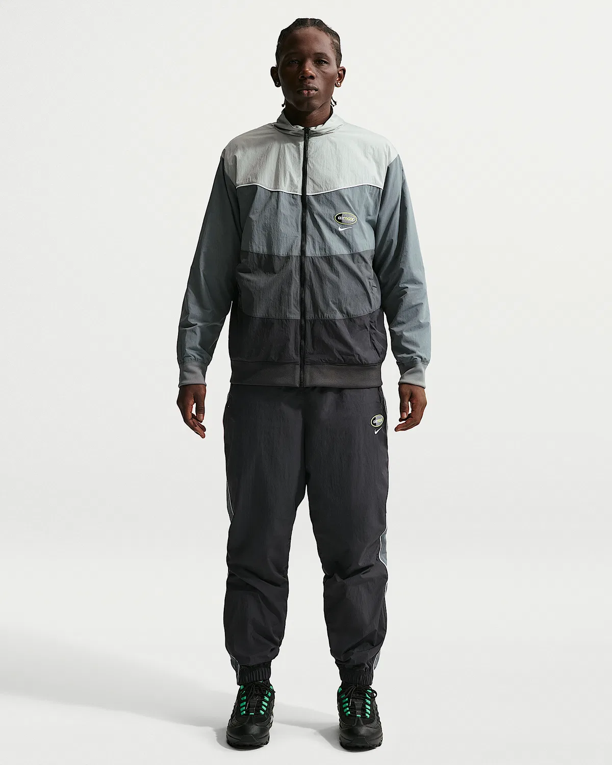 Мужская тканая куртка Nike Sportswear, Anthracite/Dark Grey/Cool Grey — фото 4
