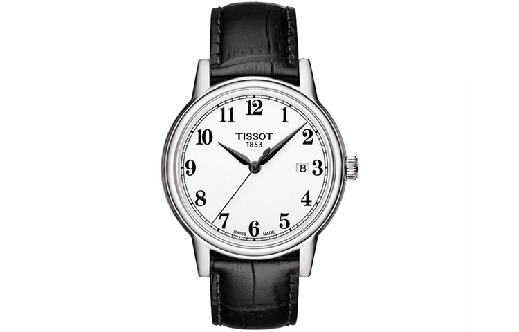 

Carlson Collection часы для мужчин с кварцевым механизмом 40 мм белый циферблат корпус из нержавеющей стали кожаный ремешок TISSOT, белый Dial Belt