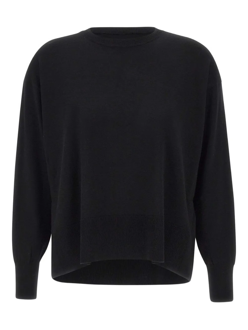 

Вязаный свитер с разрезами по бокам Kaos, черный