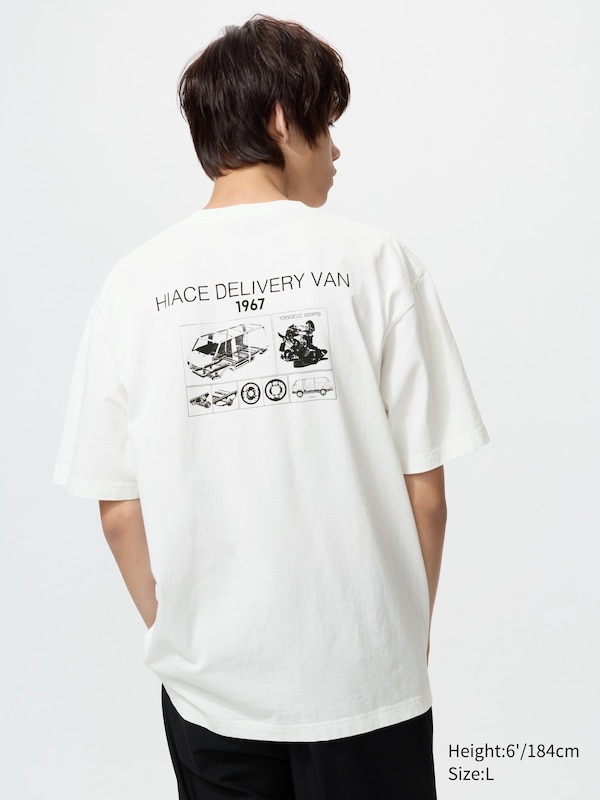 Футболка UT Toyota Uniqlo, 00 white — фото 2