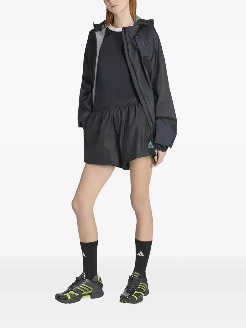 Шорты Equipment с нашивкой-логотипом Adidas, черный — фото 3