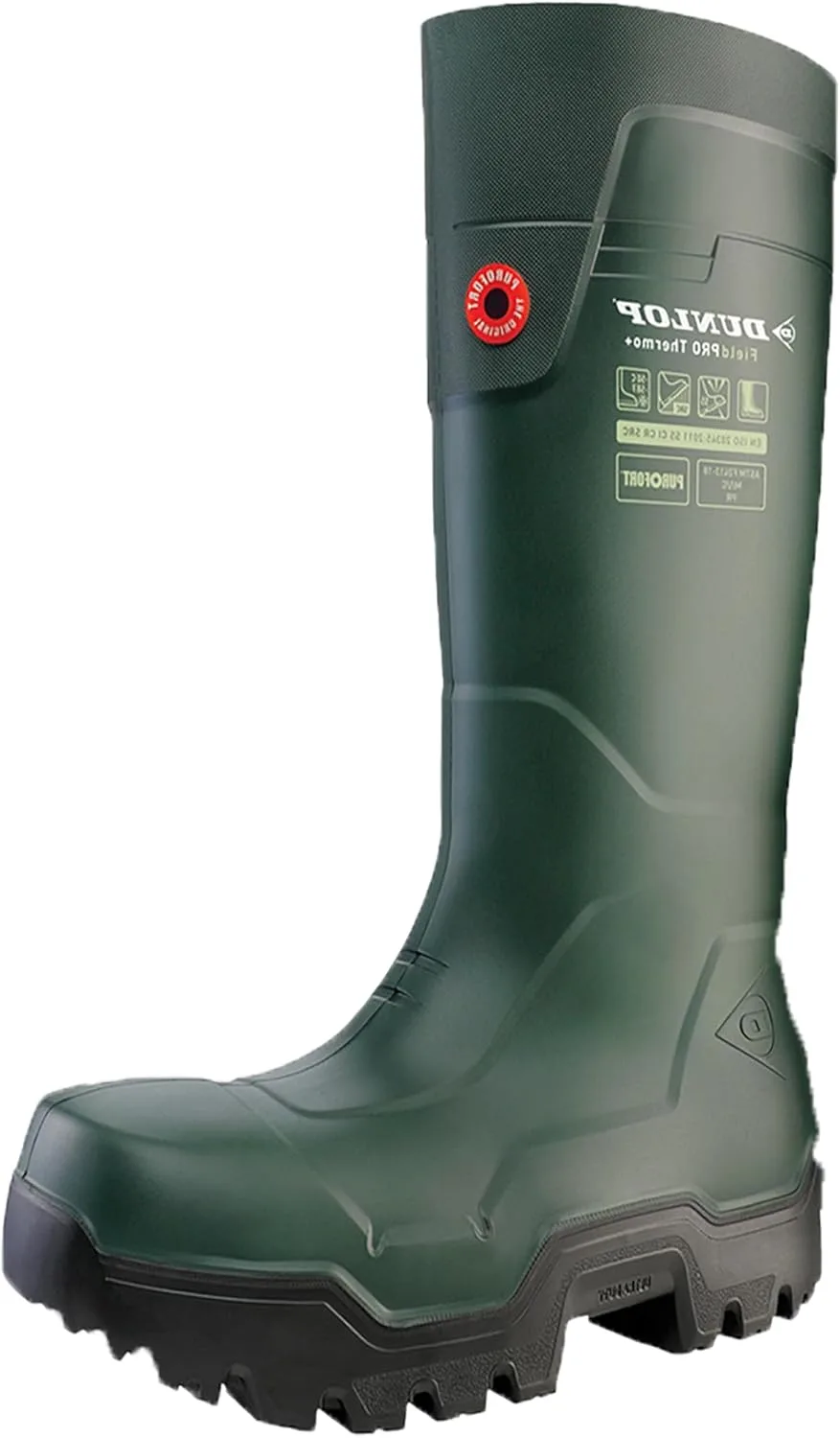 Защитные ботинки DUNLOP LP8KL01 FieldPRO Thermo+ Full Safety, зеленый
