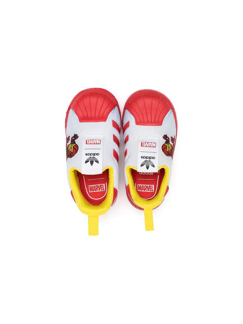 Кроссовки Superstar 360 из коллаборации с Marvel adidas Kids, красный — фото 3