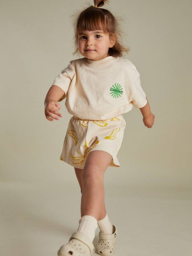 

Детская футболка Zuna Lemon из хлопка Claude & Co, Soft Cream