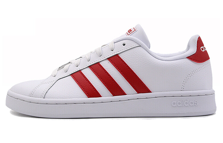 

GRAND COURT Скейтбординговые туфли унисекс с низким верхом белые/красные Adidas Neo