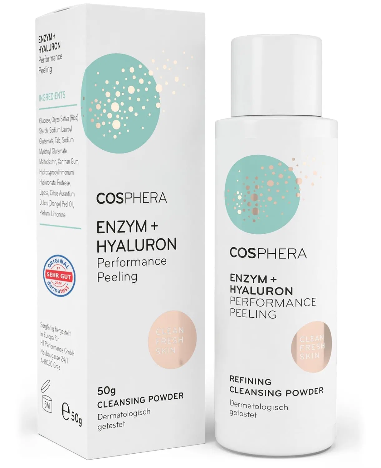Пилинг Cosphera — Энзимный для лица с гиалуроновой кислотой от