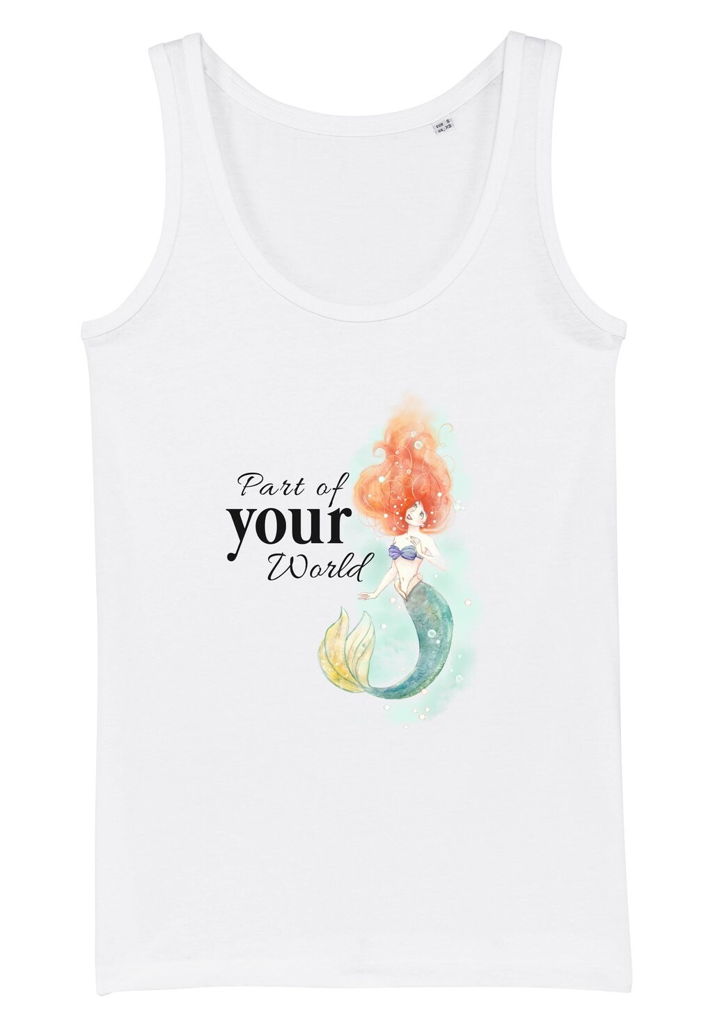 

Топ THE LITTLE MERMAID PEACEFUL ARIEL WORLD Disney, белый