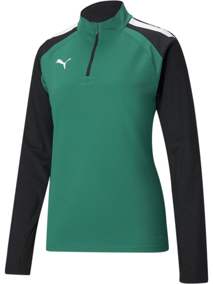 

Puma Тренировочная куртка "TeamLIGA 1/4 Zip Top W" зеленого цвета