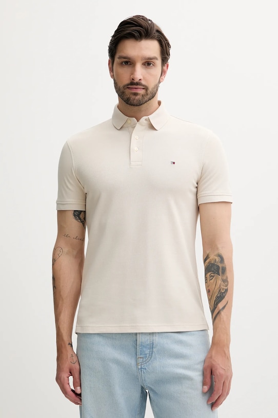 

Поло Tommy Hilfiger, бежевый