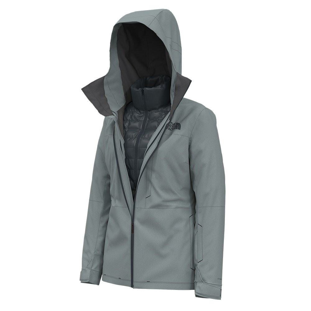 

Горнолыжная куртка The North Face ThermoBall Eco Snow Triclimate (женская), TNF Medium Grey Heather