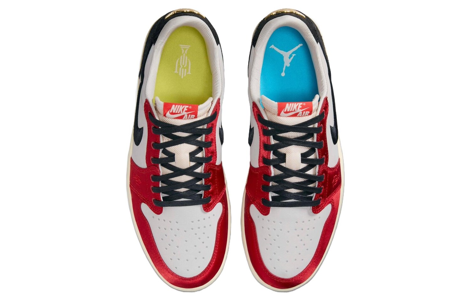 Jordan Air Jordan 1 Vintage Баскетбольные кроссовки унисекс, Черный/Белый/Красный — фото 4