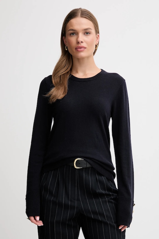 

Шерстяной свитер CARLBY Barbour, темно-синий