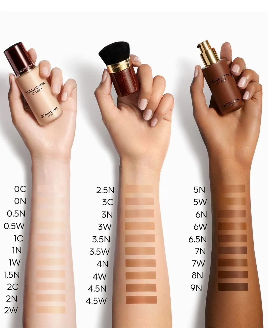 Терракотовая матовая основа Le Teint GUERLAIN, 5n medium with neutral бежевый undertones — фото 3