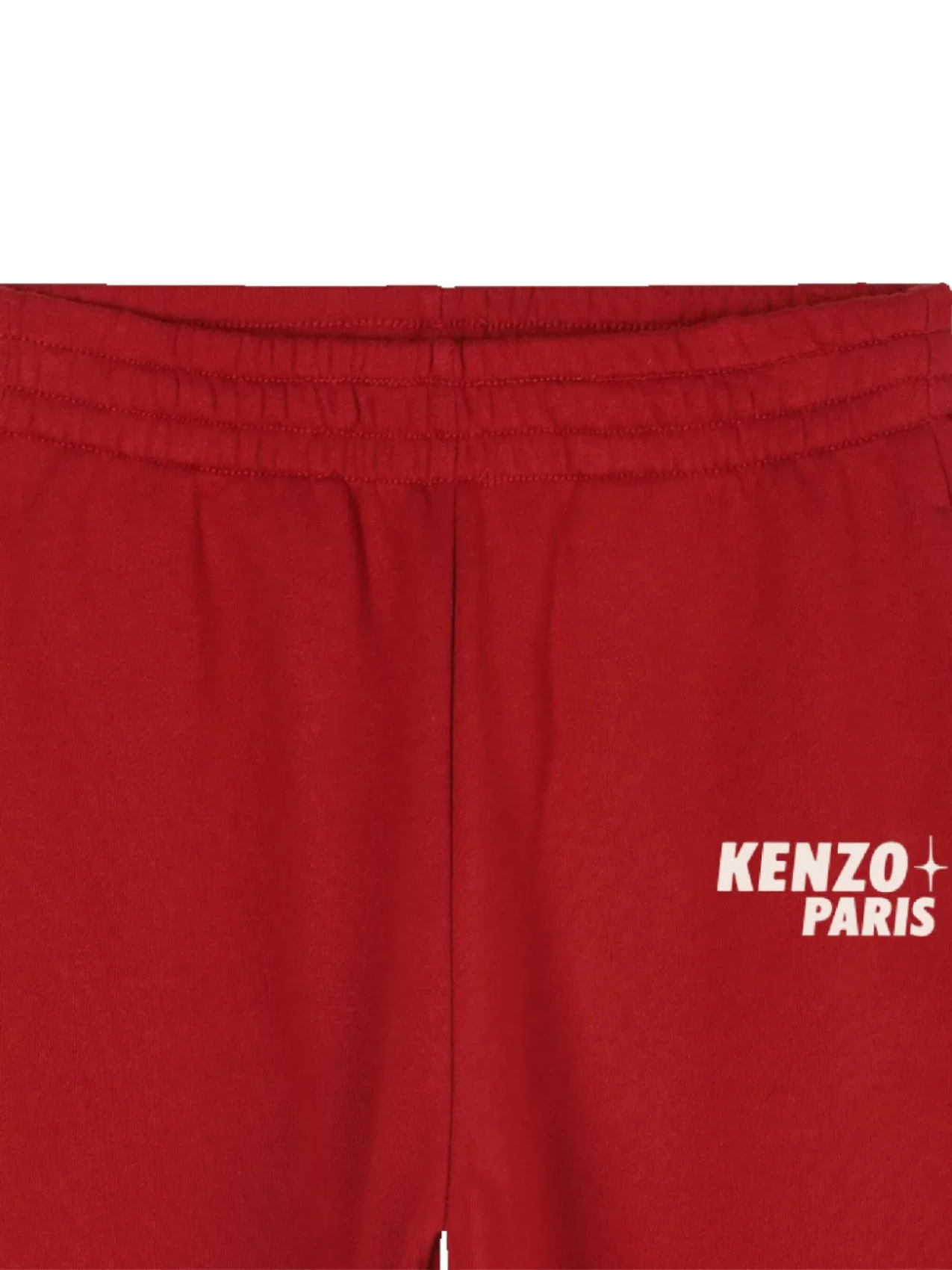 Kenzo Kids спортивные брюки с эластичным поясом, красный — фото 3