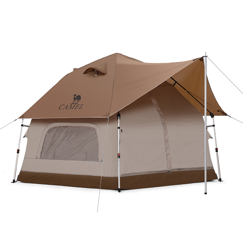 

Однокомнатная походная палатка-юрта Outdoor Yurt Tent CAMEL, светло-коричневый