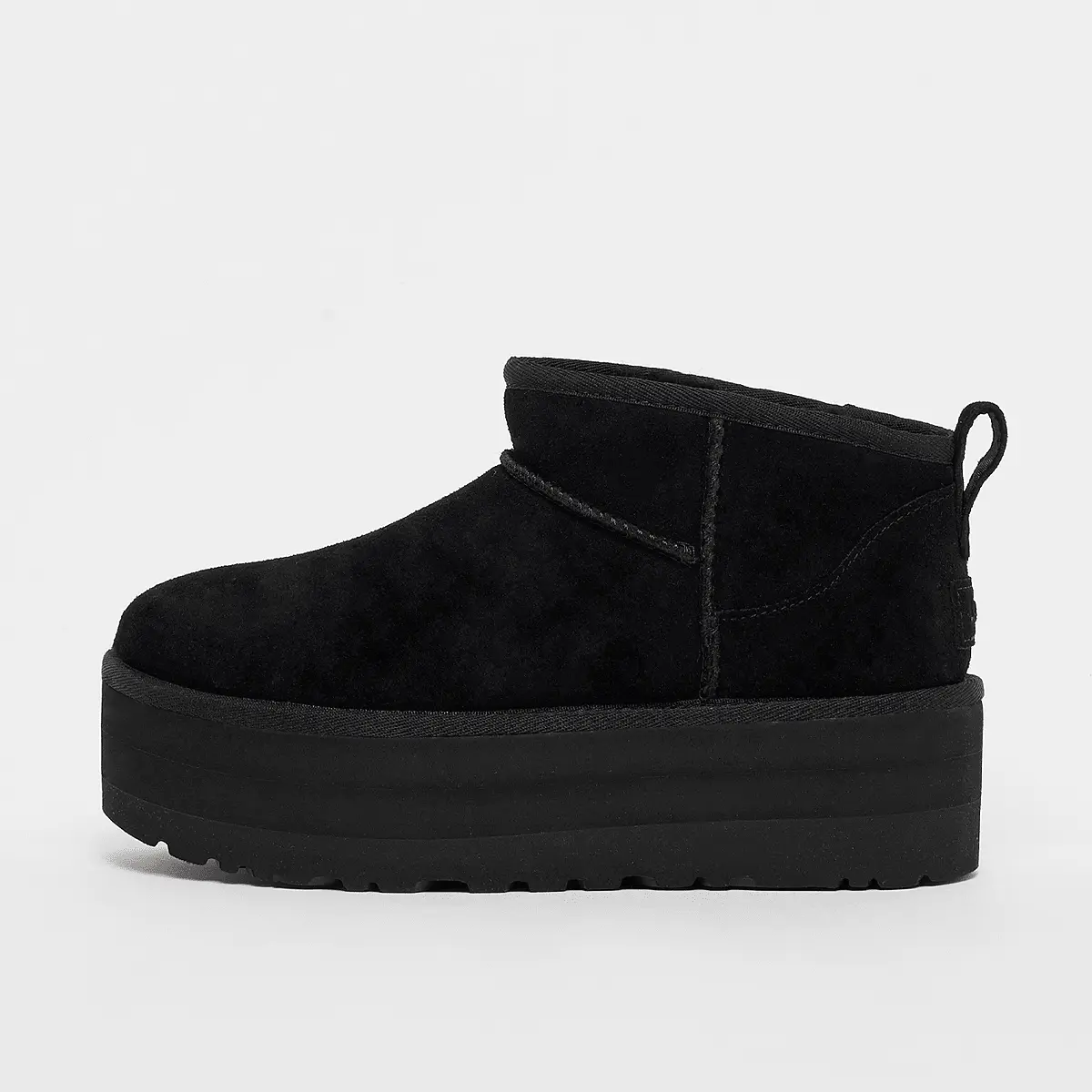 Ботинки UGG W Classic Ultra Mini на платформе, черный