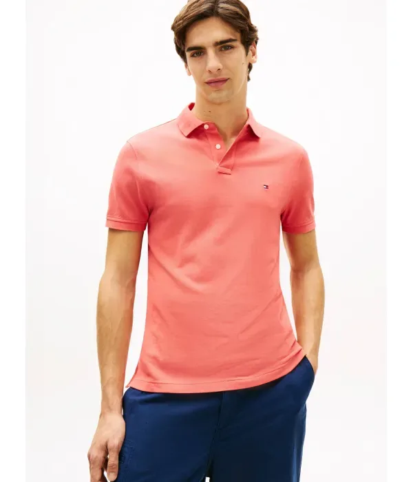 Поло 1985 regular fit Tommy Hilfiger, коралловый