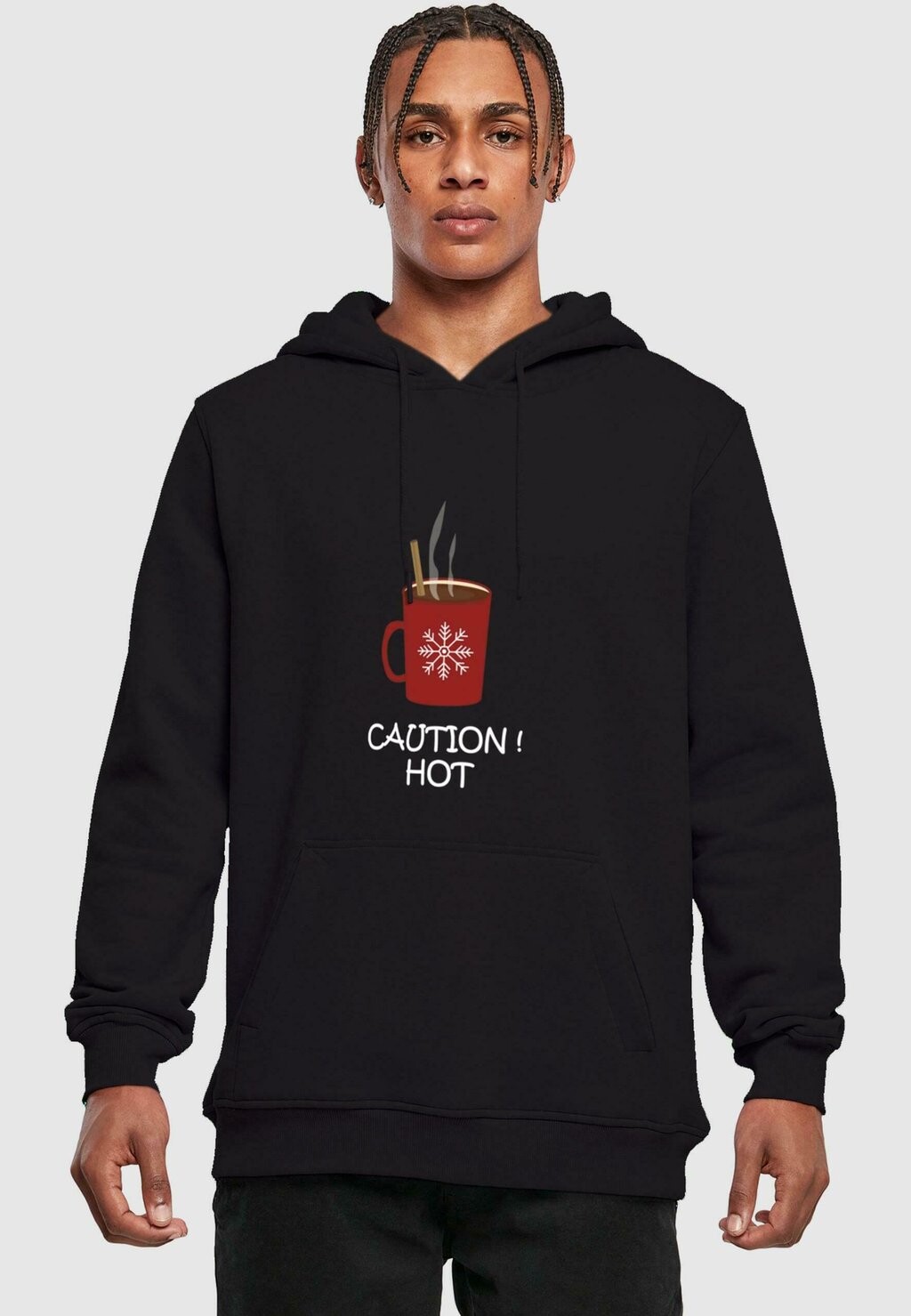 

Толстовка CAUTION HOT HEAVY Merchcode, цвет black