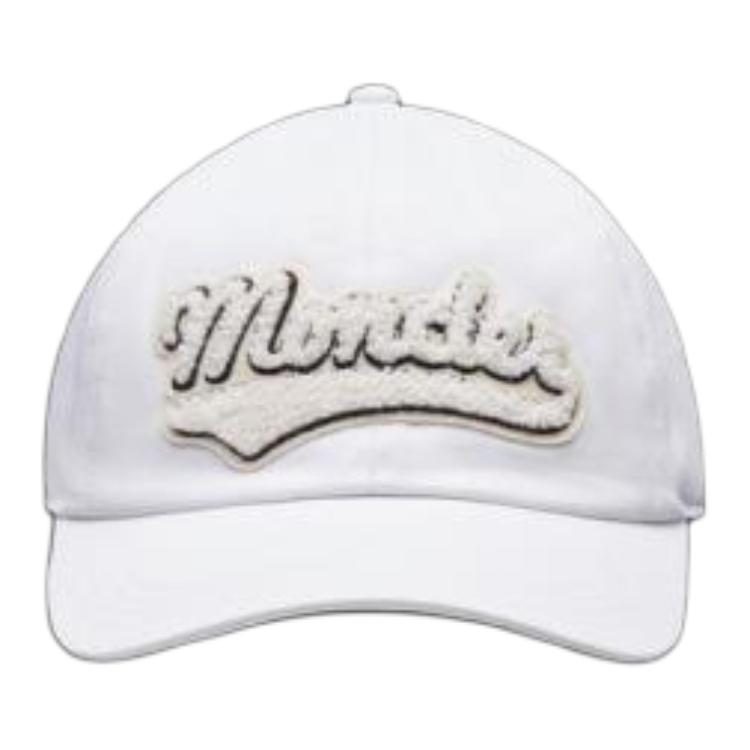 

Moncler Хлопковая бейсболка женская белая, Белый, Moncler Хлопковая бейсболка женская белая