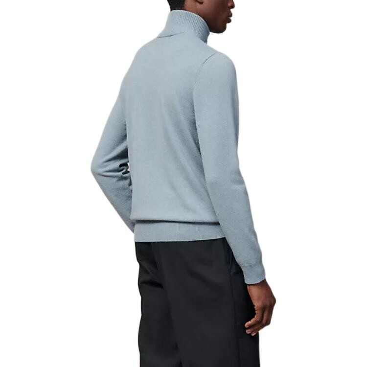 Кашемировый свитер мужской туманный цвет Hermes, цвет Foggy color — фото 3