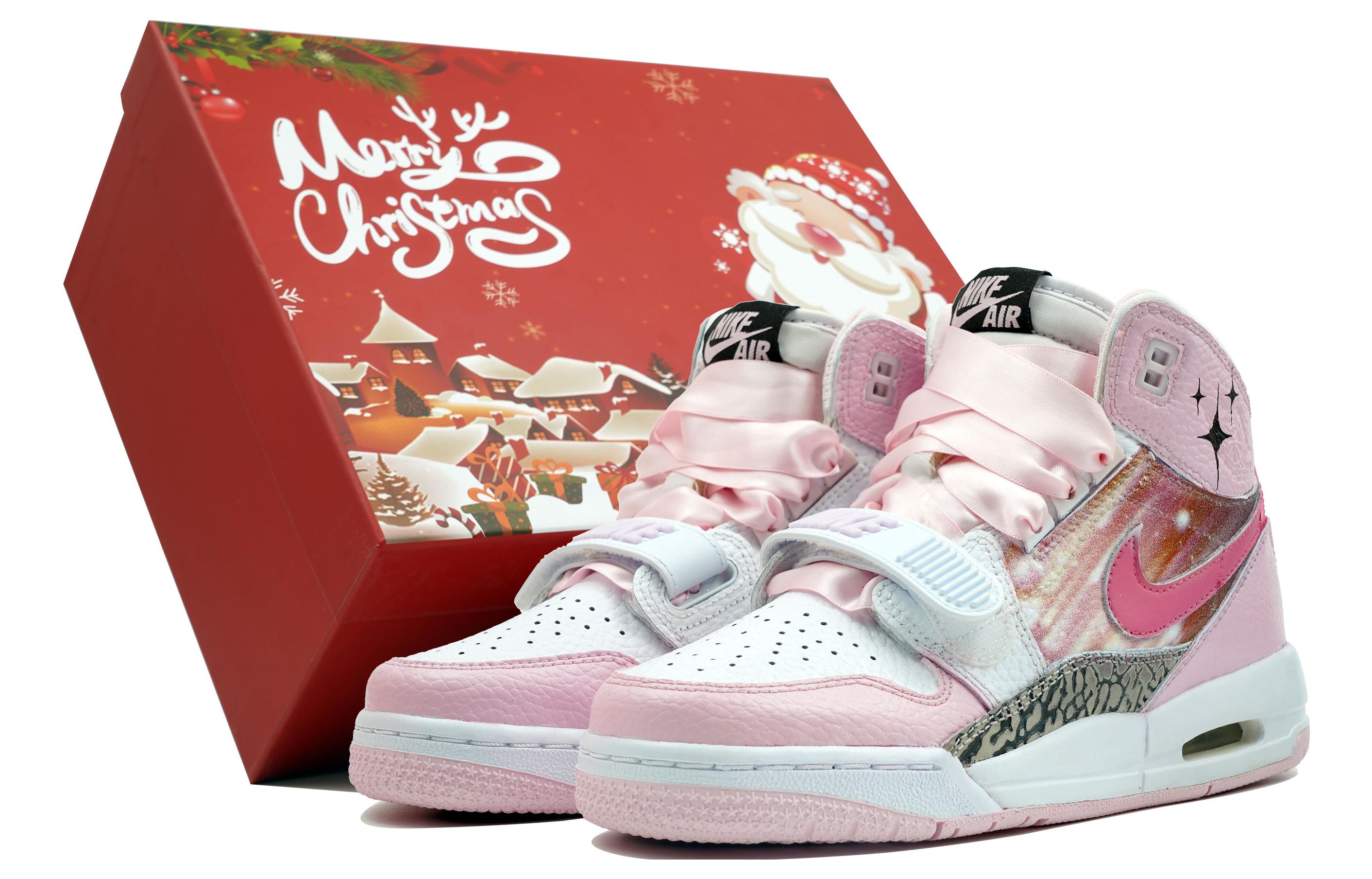 

Кроссовки JORDAN Legacy 312 Vintage Basketball Shoes Women's High-Top Pink