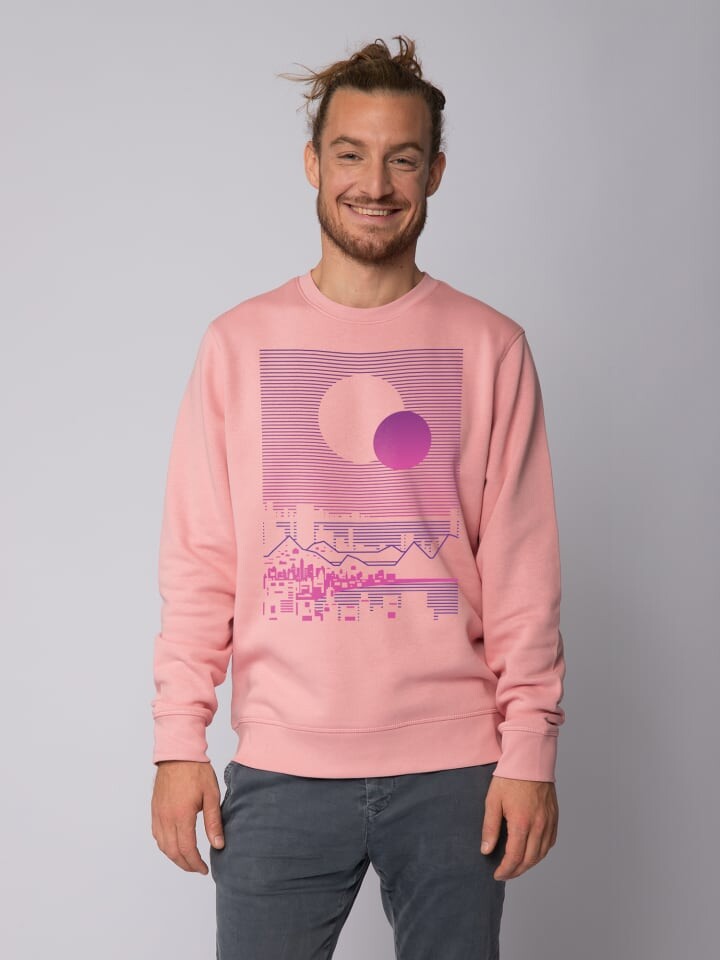 

Толстовка wat Apparel Sun and Moon Skyline, цвет canyon pink